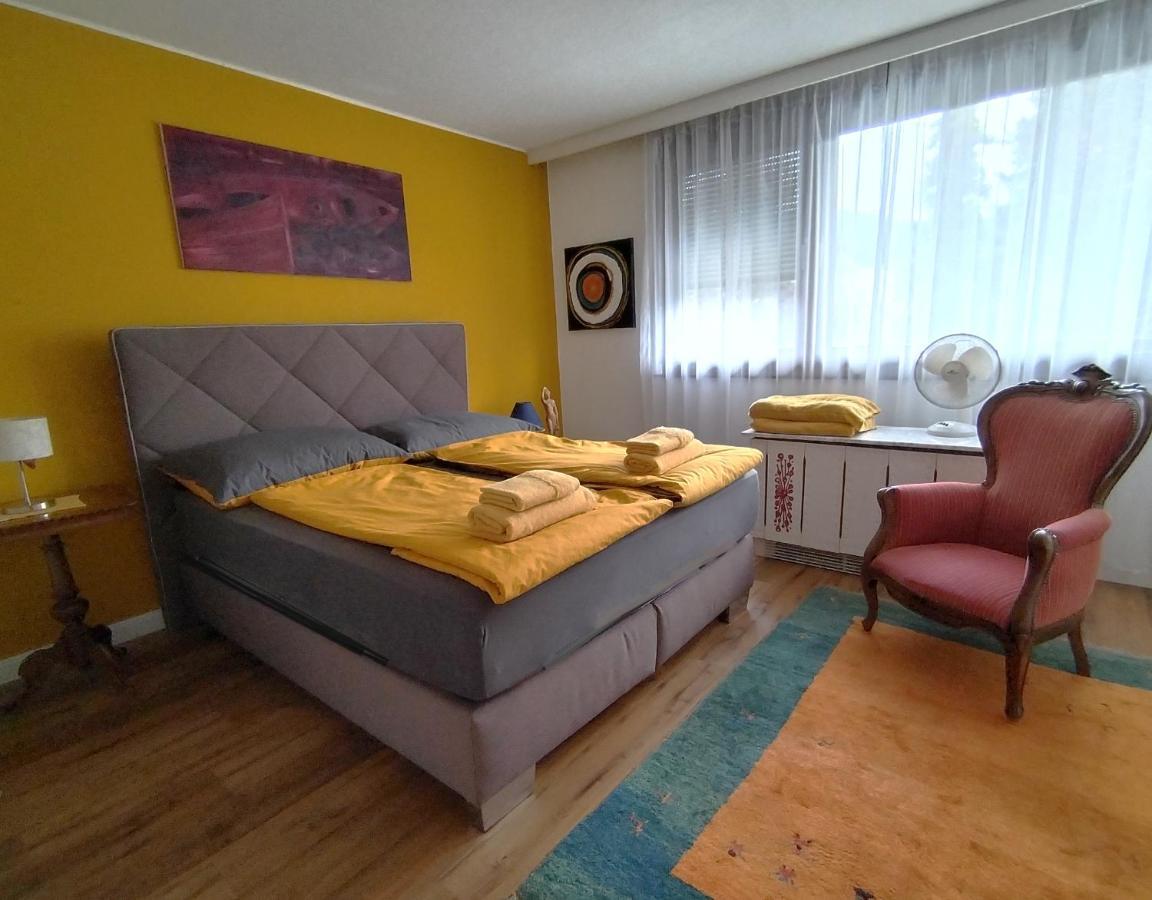 Waldeslust Warmbad Mit Balkon Und Privatem Parkplatz Villach Exterior foto